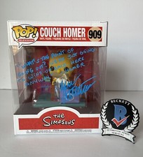 Dan Castellaneta Signed Autographed Couch Homer Simpsons Funko Pop Beckett QR 16