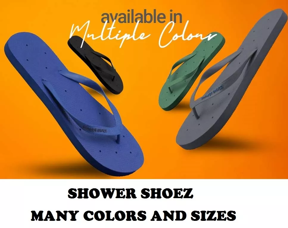 Anti-Slip Men's Shower Sandal (The Original Drainage Hole Sandal) Dorm  Products Cheap Shower Shoes For Guys