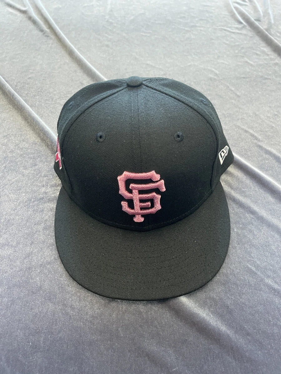 San Francisco Giants New Era 59fifty Fitted Breast Cancer Hat Size