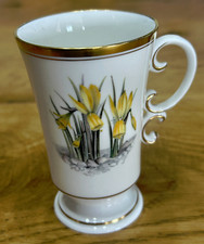 Royal Worcester Alpine Flowers Irish Coffee Cup