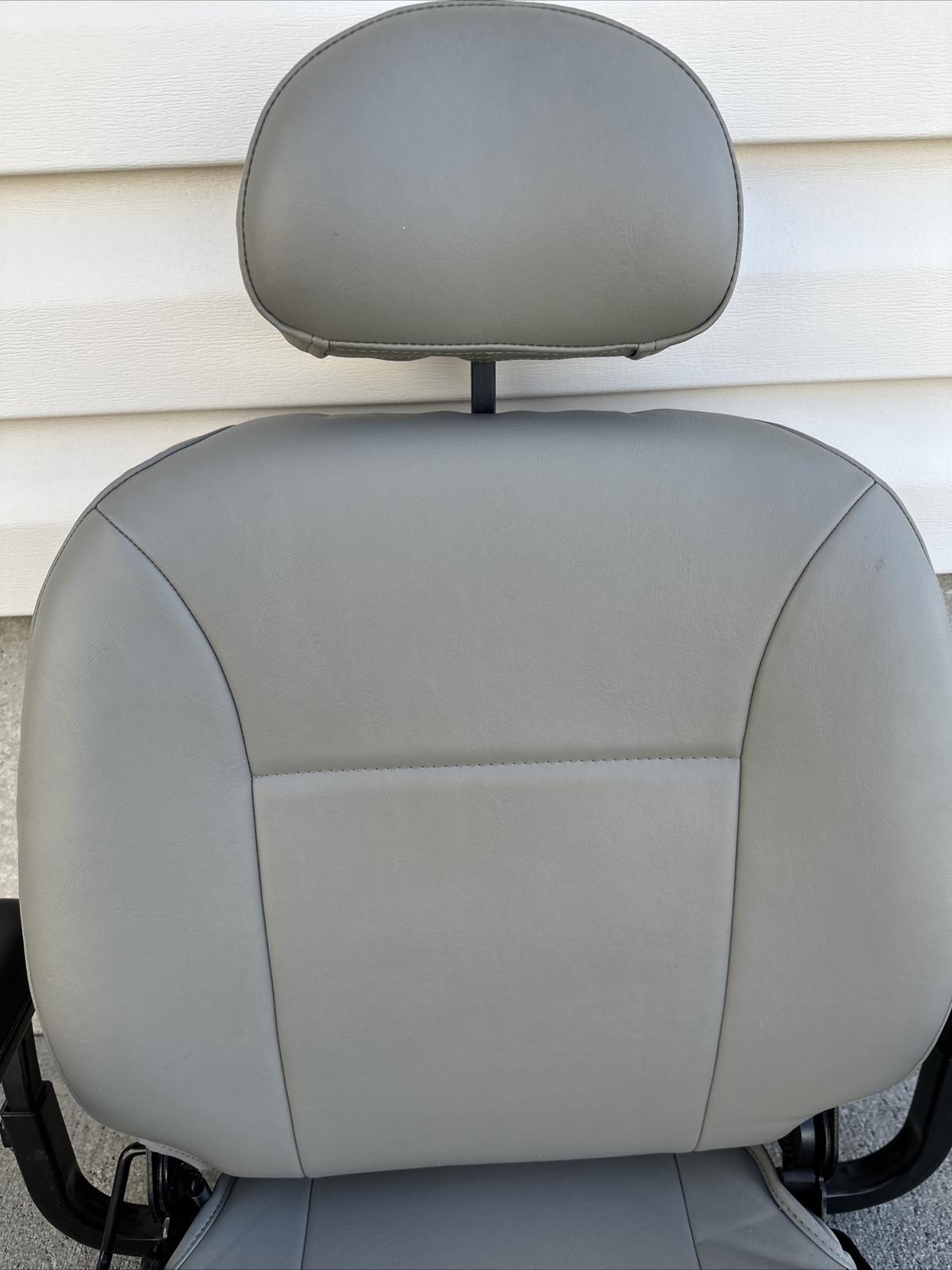 Pride Power Wheelchair Seat Cushion Assembly Chair Folding Gray W/ head