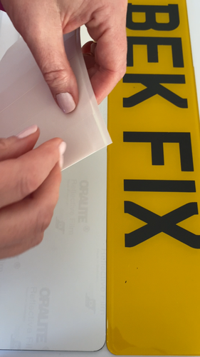 24x Number Plate Double Sided Foam Adhesive Fixing Pads Weatherproof Sticky Pads - Video 1 of 1