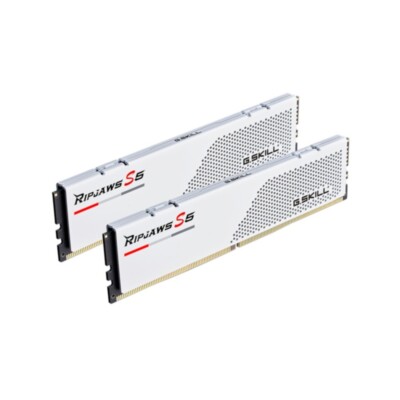 G.Skill Ripjaws S5 weiß 32GB Kit (2x 16GB) DDR5 RAM 6000MHz CL30 Arbeitsspeicher