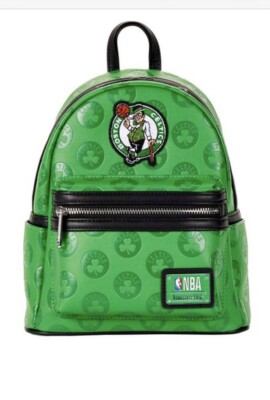 Loungefly Celtics Boston NBA Backpack New Green Basketball Logo Bag