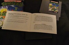 Videogame NES Nintendo Boxed Teenage Mutant Hero Turtles 1990 & Instructions