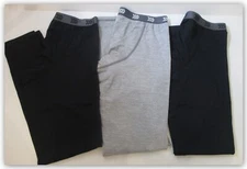 All in Motion YOUTH M, L, & XL Mid-Weight Thermal Pants brushed Soft black