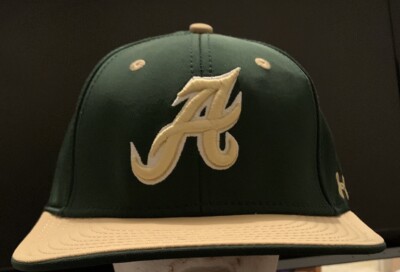 Under Armour Athletics Fitted Cap Hat Sz. XL New Green/Gold