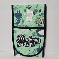 NWT Disney Alice in Wonderland Quilted Double Potholder Pot Holder Oven Mitt