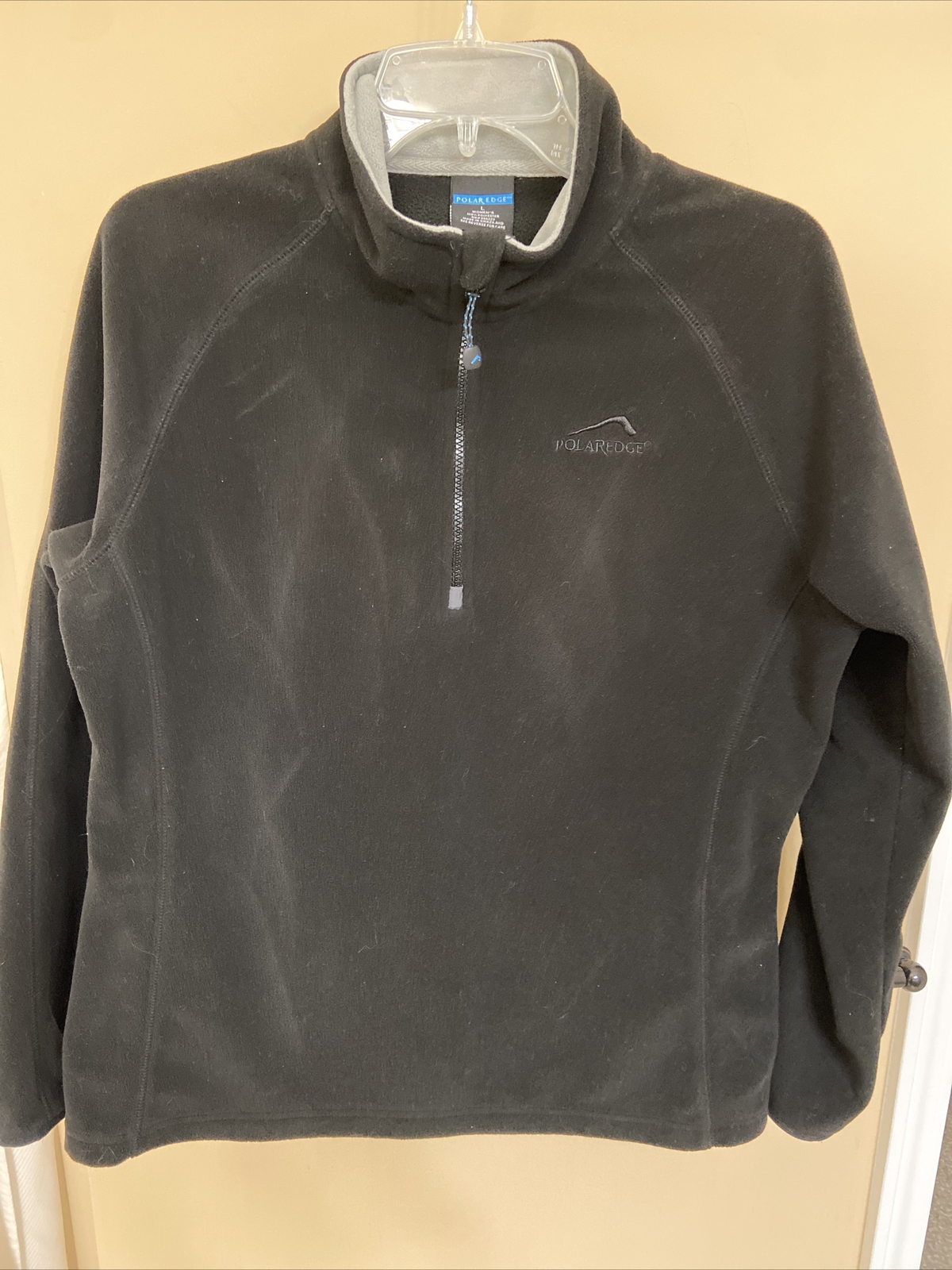 Polar Edge Women’s L 1/4 zip pullover Fleece LS shirt eBay