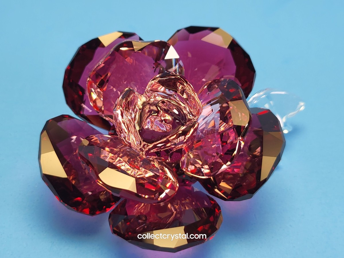 Swarovski Crystal Figurine Peony #5493711 / 5688516 MIB Complete