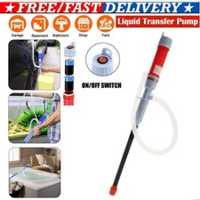 Battery Powered Electric Fuel Transfer Siphon Pump Gas Oil Water Liquid 2.2 GPM