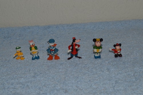 MARX DISNEYKINS - Donald & Daisy Duck Dewey Monty Set of 6 -  Nice Condition