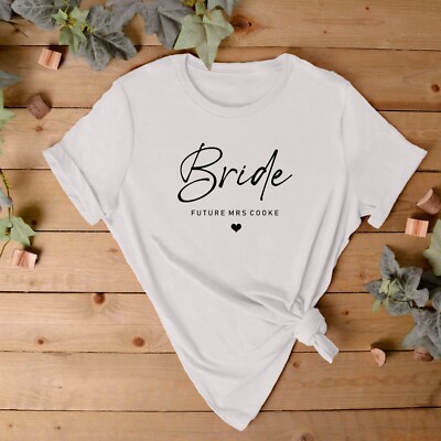 BRAUT TSHIRT | Future Mrs Tshirt | personalisiertes Brautgeschenk | Verlobungsgeschenk
