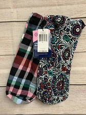 Vera Bradley STAINED GLASS MEDALLION Wine Bottle Gift Bag Set Of 2 NWT $30 MSRP