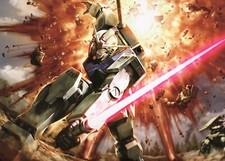 Anime mechs gundam CCG Gaming Mat Desk
