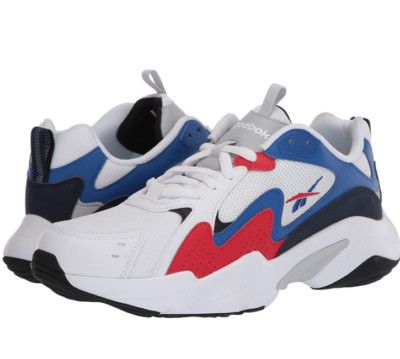 Reebok Royal Turbo Impulse Sneaker | White/Primal Red/Humble Blue | 12.5 M US