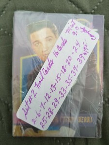 COMPLETE SET  # 2  ~ ELVIS PRESLEY ~ FOIL CARDS  16 MINT CARDS  ~~  ~~