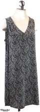 GAP Sleeveless Lightweight Dress Paisley Pattern Multi Color Pull Over Sz S