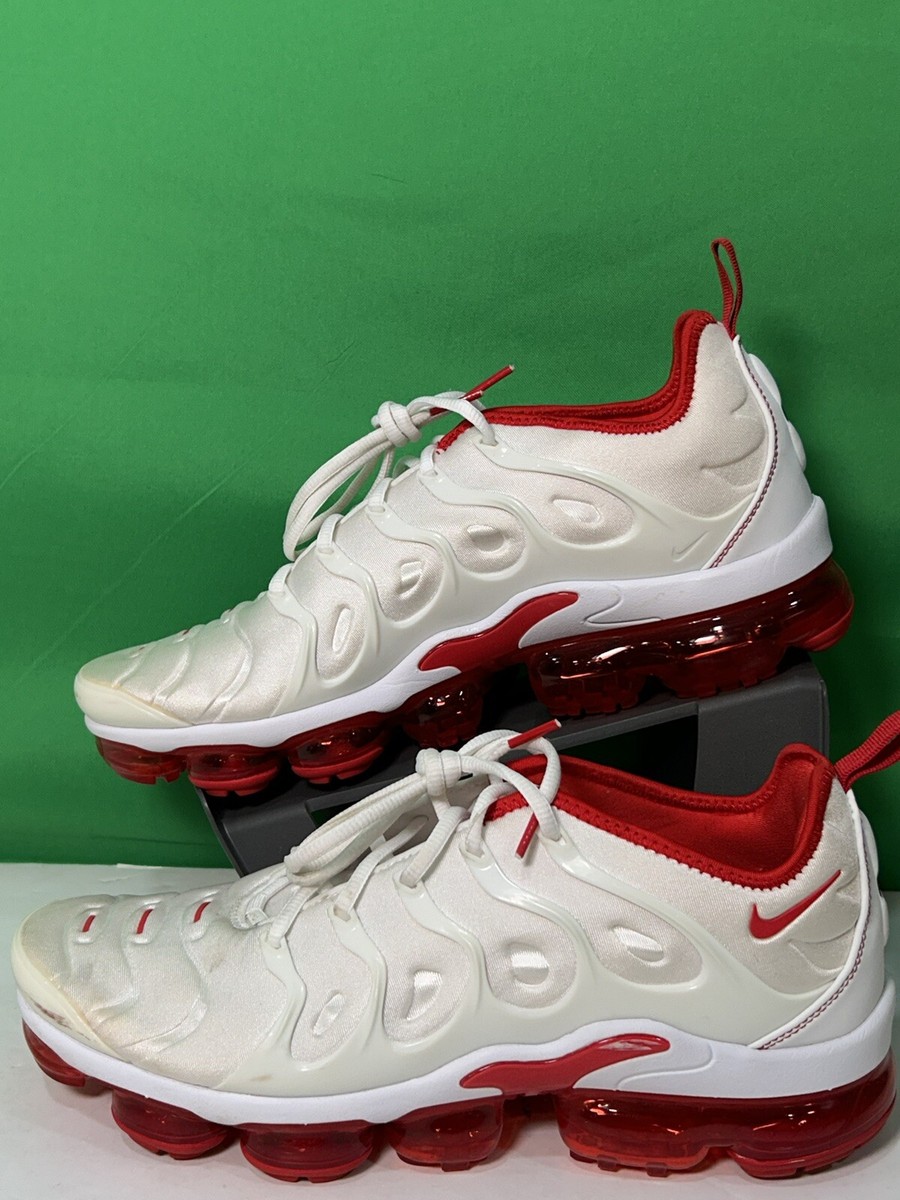 Size Nike Air VaporMax Plus White University Red