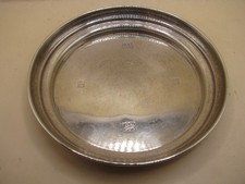 Birmingham 1972 Sterling Silver Circular Dish By Barker Eliis