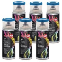 6X Ambro-Sol Spraylack GläNzend Capri-Blau FüR Innen AußEn 400ML