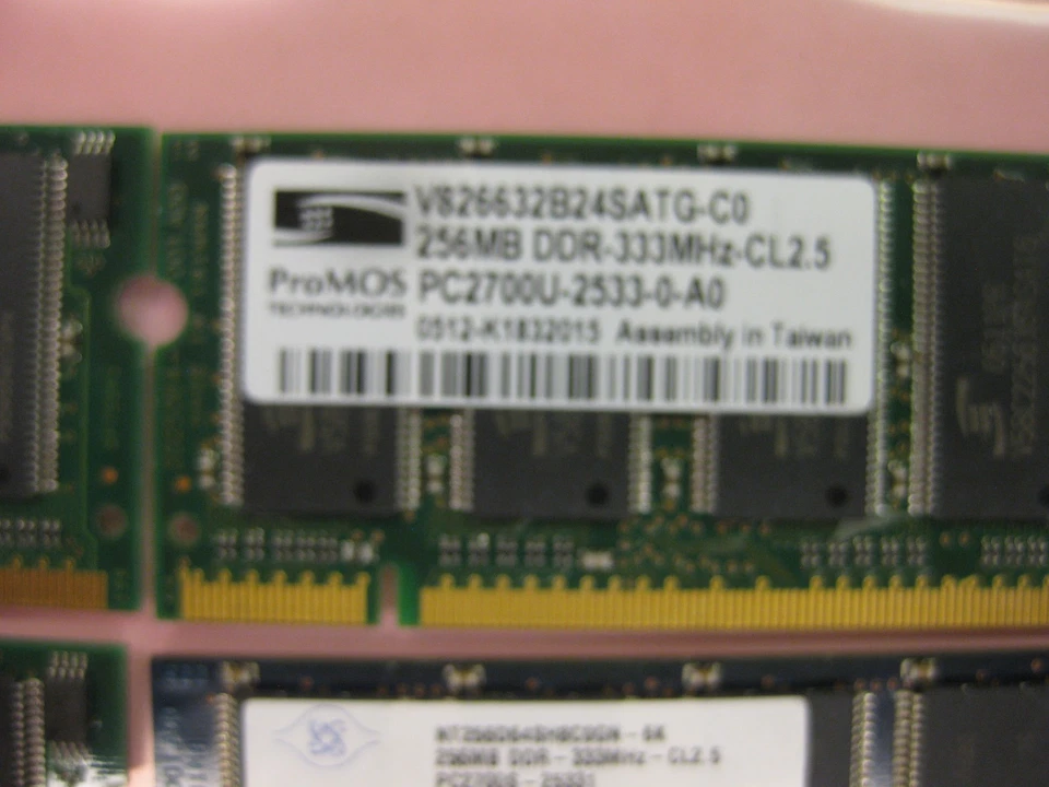 12 Total Untested - 12 x 256MB DDR SODIMM Memory, 3GB Total - Image 4 of 4