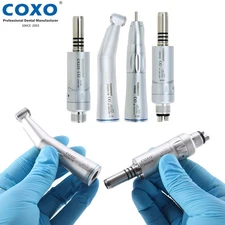 US COXO Dental Contra Angle/Straight Low Speed Handpiece Inner Water Air Motor