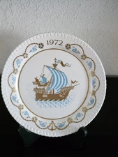 Vintage Spode Christmas Plate 1972 Third Edition England 8"
