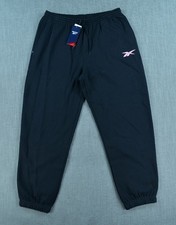 Reebok Joggers Women's XL Black RI Doorbuster Sweatpants Logo Activewear NWT