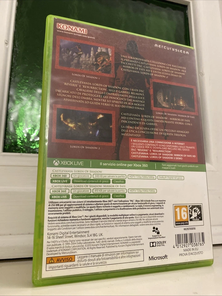 Console Game Microsoft XBOX 360 PAL ITA Castlevania Lords of Shadow Collection - Immagine 2 di 2
