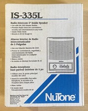 NuTone IS-335L RADIO-INTERCOM 5" Inside Speaker Adobe White New Unopened