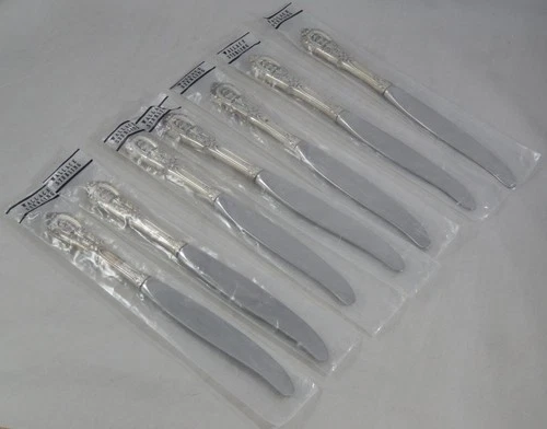 Wallace Sterling Silver ROSE POINT Brand NEW Unused Modern Hollow Knife x1 SF462