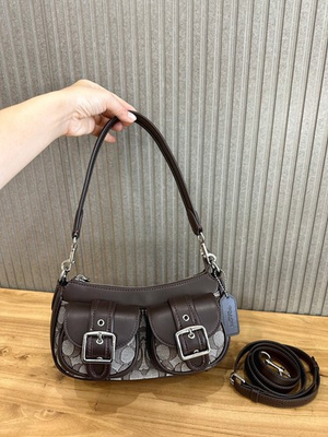 #ad #ad COACH CBJ00 Ashton Bag In Signature Jacquard Oak Maple Outlet NEW Free shipping $125.00