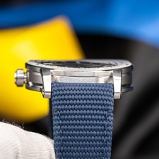 2025 Audemars Piguet Code 11.59 Blue Men's Watch 15210ST Full Set, New & Unworn 12