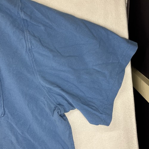 Carhartt T-Shirt Herren 2XLT Blau Original Fit Logo Rundhals Outdoor Pocket Tee - Bild 9 von 15