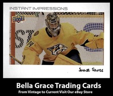 2022-23 Upper Deck Juuse Saros #PZ-38 Nashville Predators Instant Impressions 