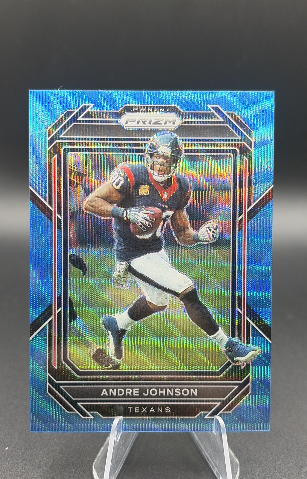 2022 Panini Prizm - Andre Johnson #120 Blue Wave Prizm /199