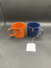 Fiddle+Fern Enamel Mug 24fl Oz Set Of Two