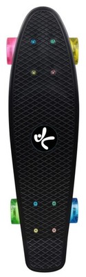 B-WARE: 293 muuwmi Skateboard ABEC 5 Fun Neon, mit Leuchtrollen