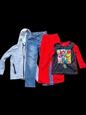   4 Piece Bundle Set for Boys, Including Super Mario Bros Pajamas  