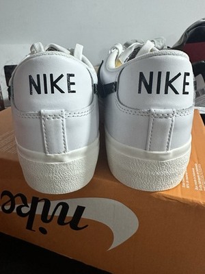 Size 10.5 - Nike Blazer Platform Low White Black W