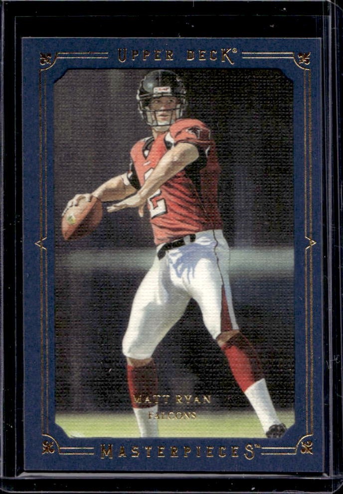 Matt Ryan Upper Deck Masterpieces #110 Blue Framed