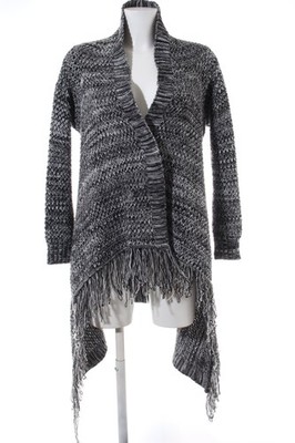 EVEN&ODD Strick Cardigan Damen Strickbekleidung Gr. DE 36 schwarz-weiß