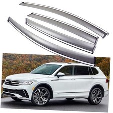 Wind Deflectors Rain Guards Compatible with 2018-2024 VW Tiguan, Sun Shield