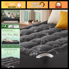 King Mattress Topper - Thick Bamboo Viscose P...