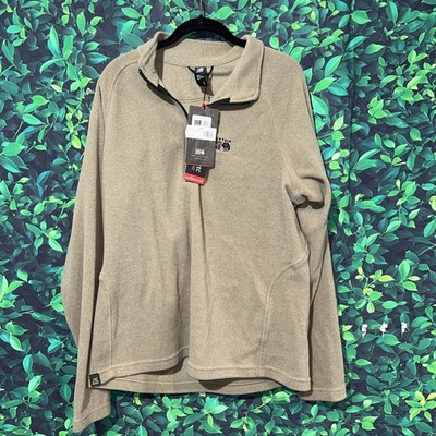 Size L- Mountain Hardwear Tan Polartec Jacket