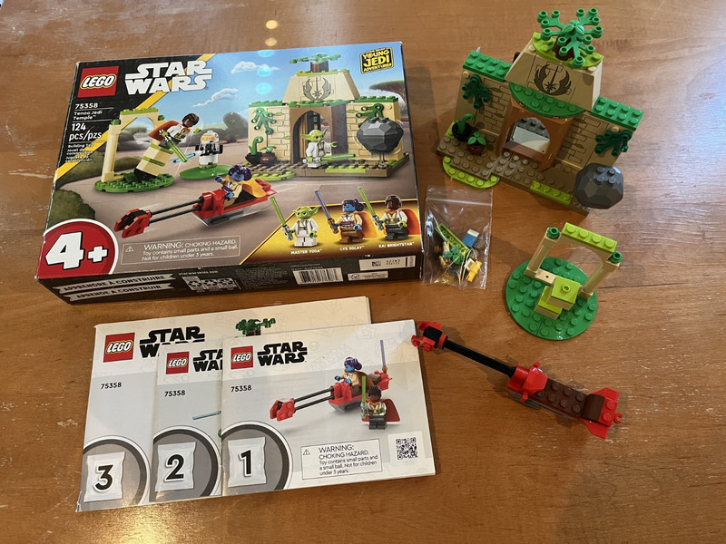 Lego 75358 Star Wars Tenoo Jedi Temple 99% complete no minifigures