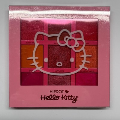 HIPDOT HELLO KITTY PRESSED PIGMENT AND GLITTER PALLETTE