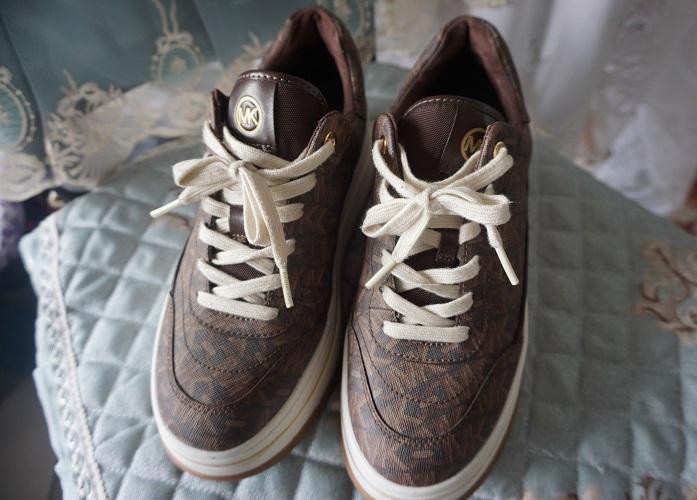 SAOLA Sneakers Michael Kors donna suola spessa US8 5 25 5 cm usate grigie