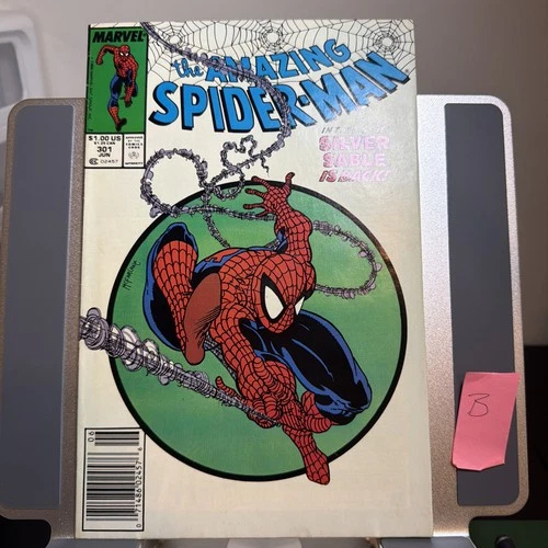 Amazing Spider-Man #301 Newsstand McFarlane VG (B)